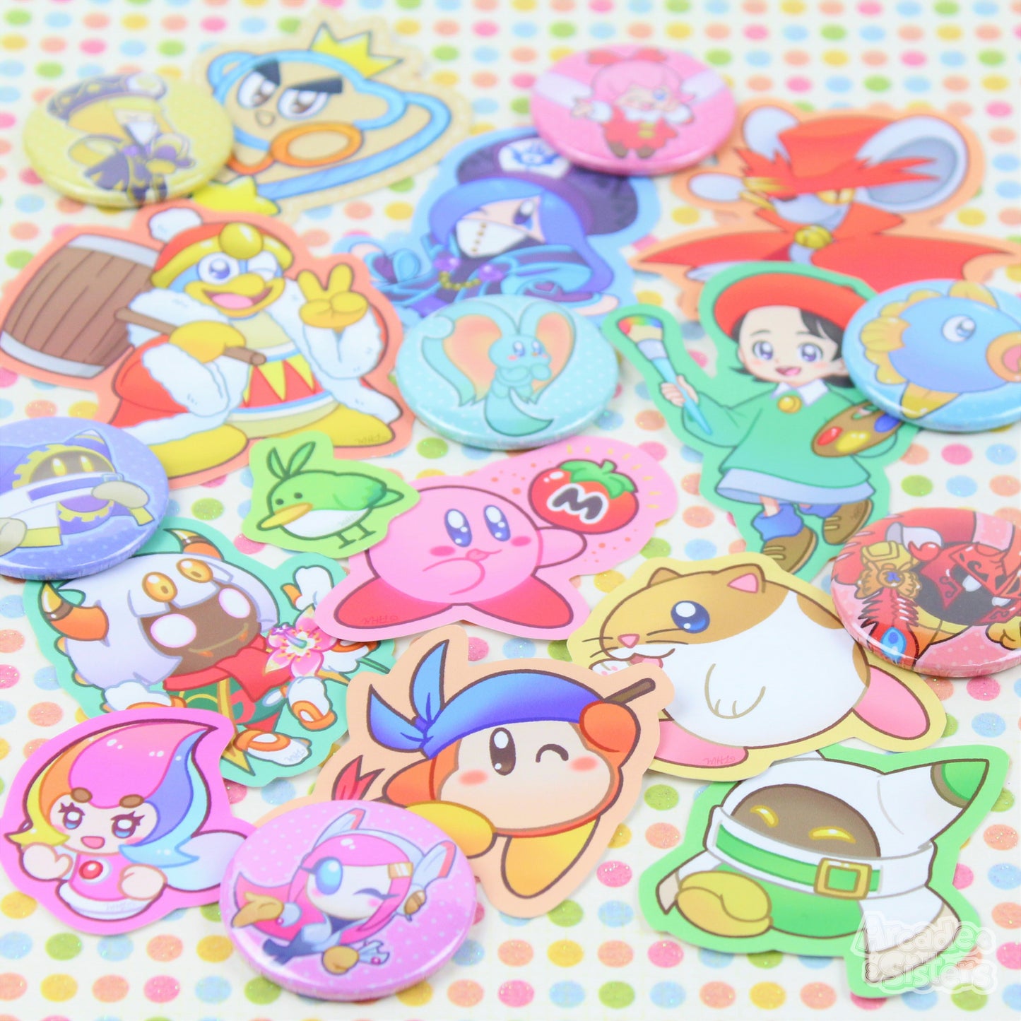 Kirby Stickers & Badges