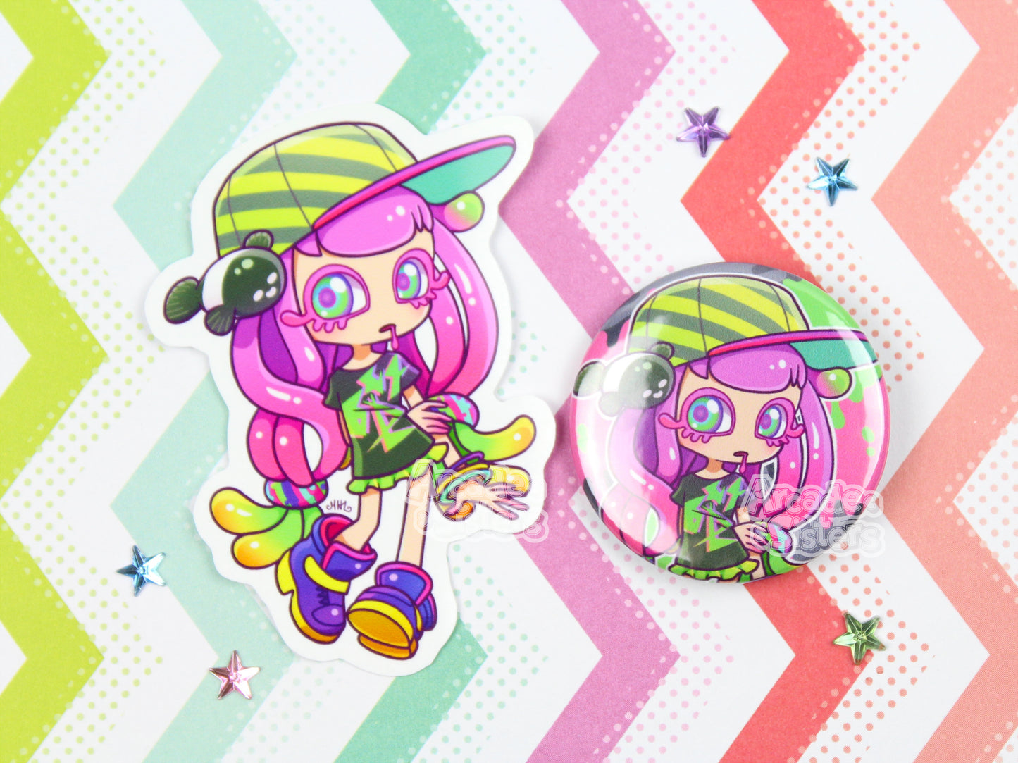 Splatoon Stickers & Badges
