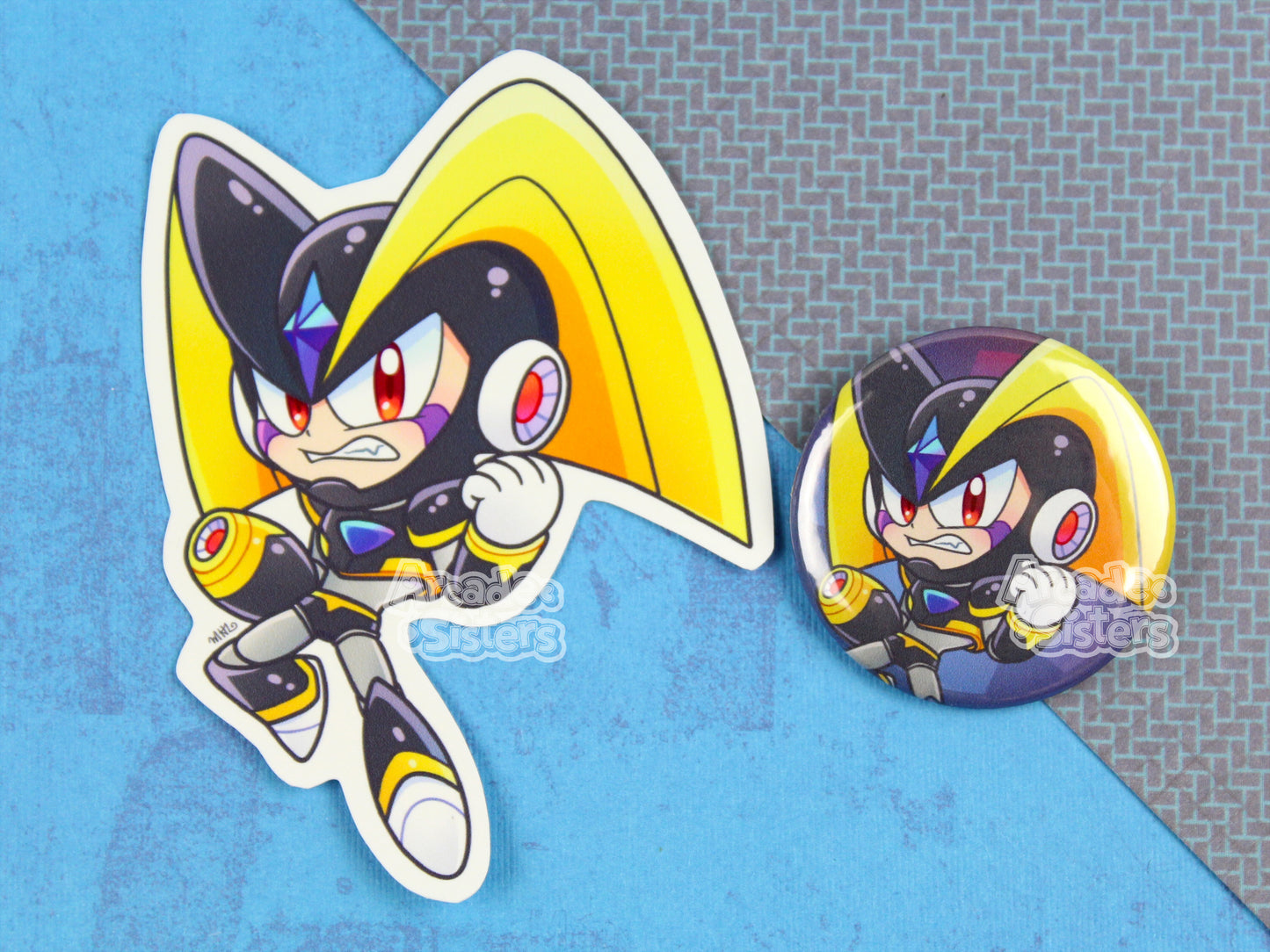 Megaman Stickers & Badges