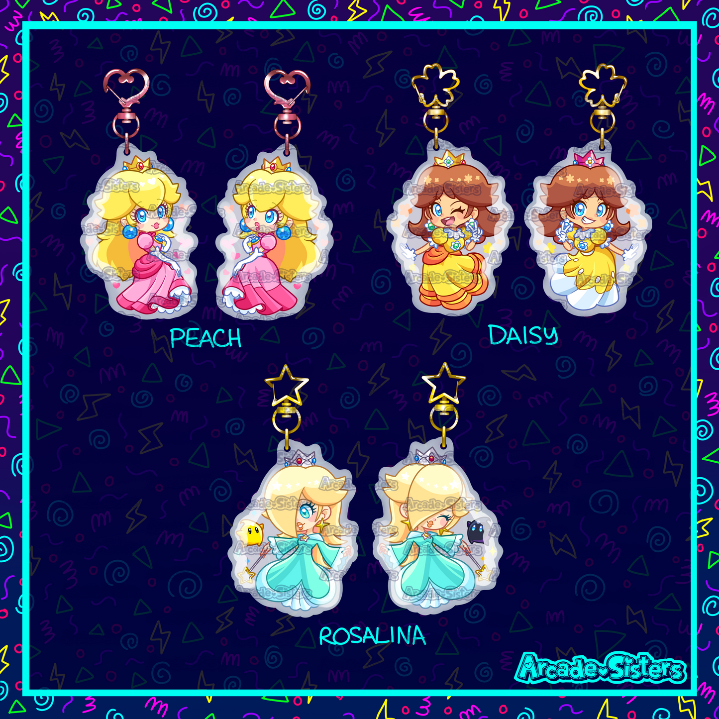 Princesses Keychain
