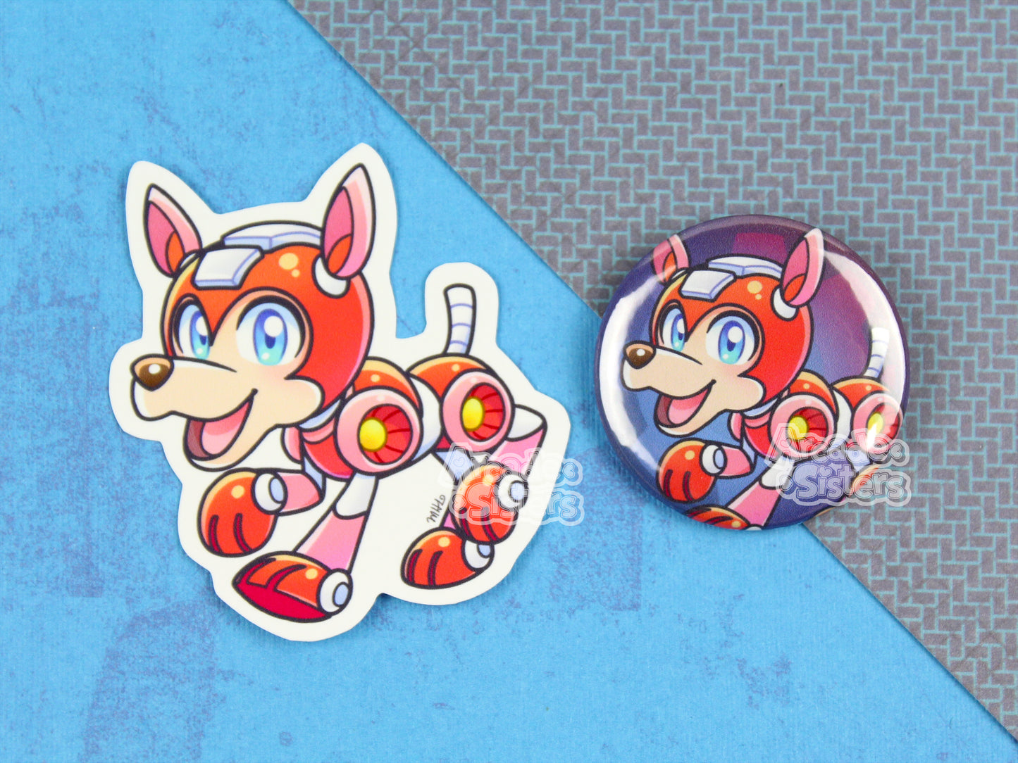 Megaman Stickers & Badges