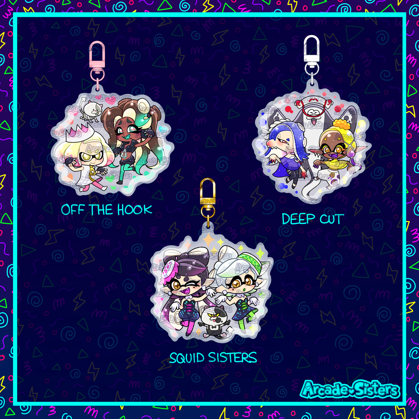 Splatoon Idols Keychain