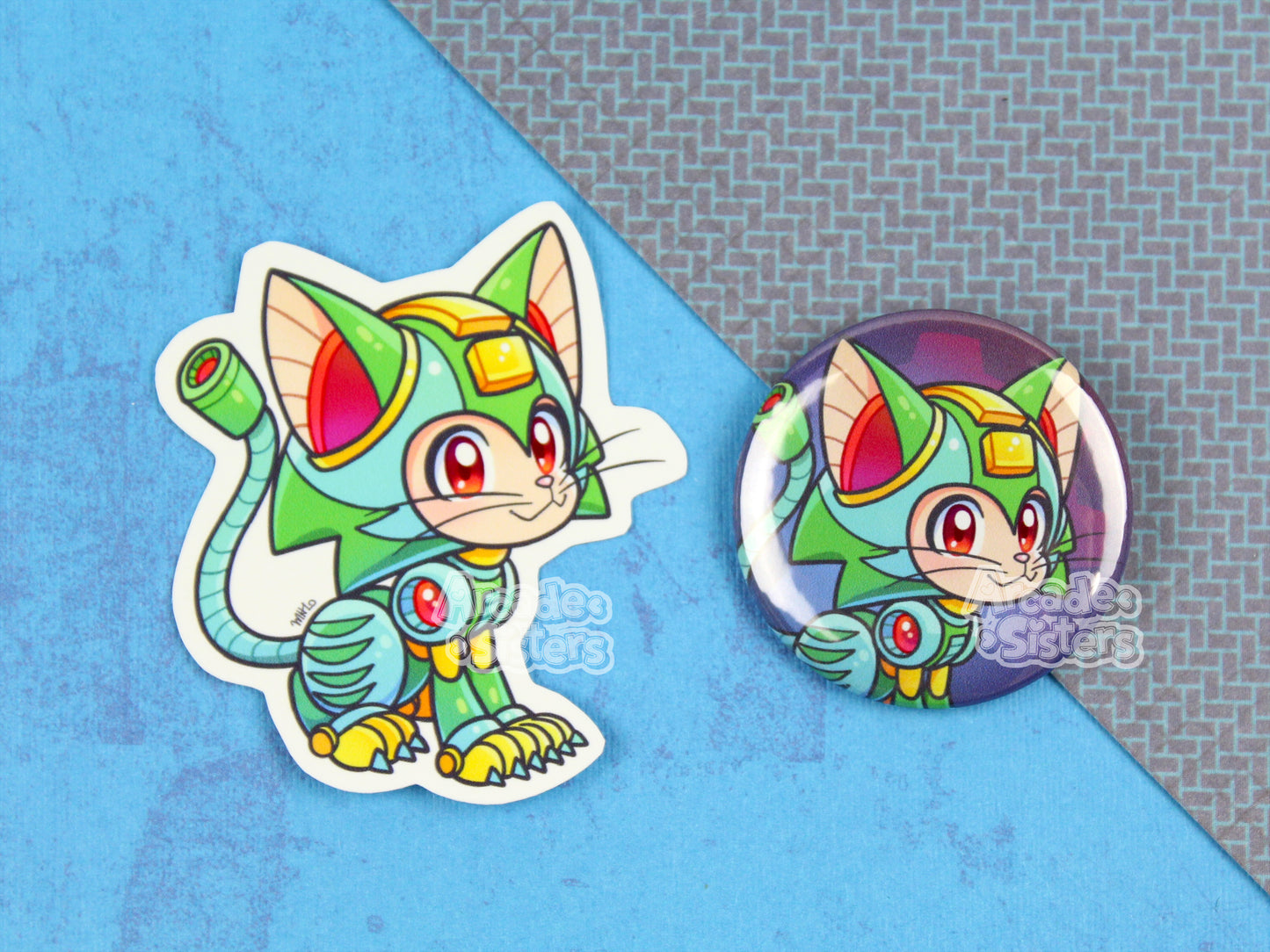 Megaman Stickers & Badges