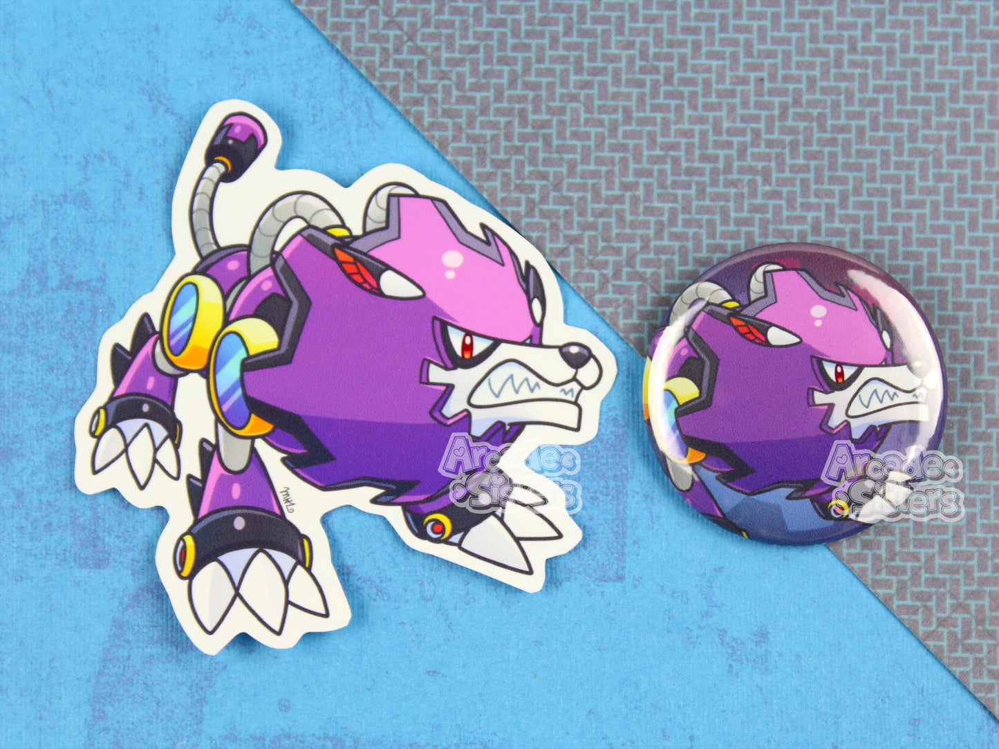 Megaman Stickers & Badges