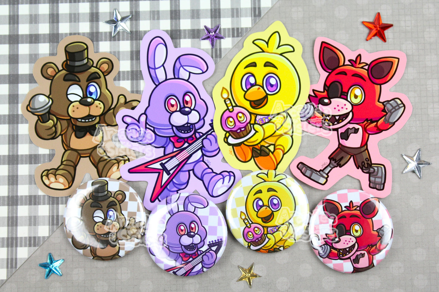 FNAF Stickers & Badges