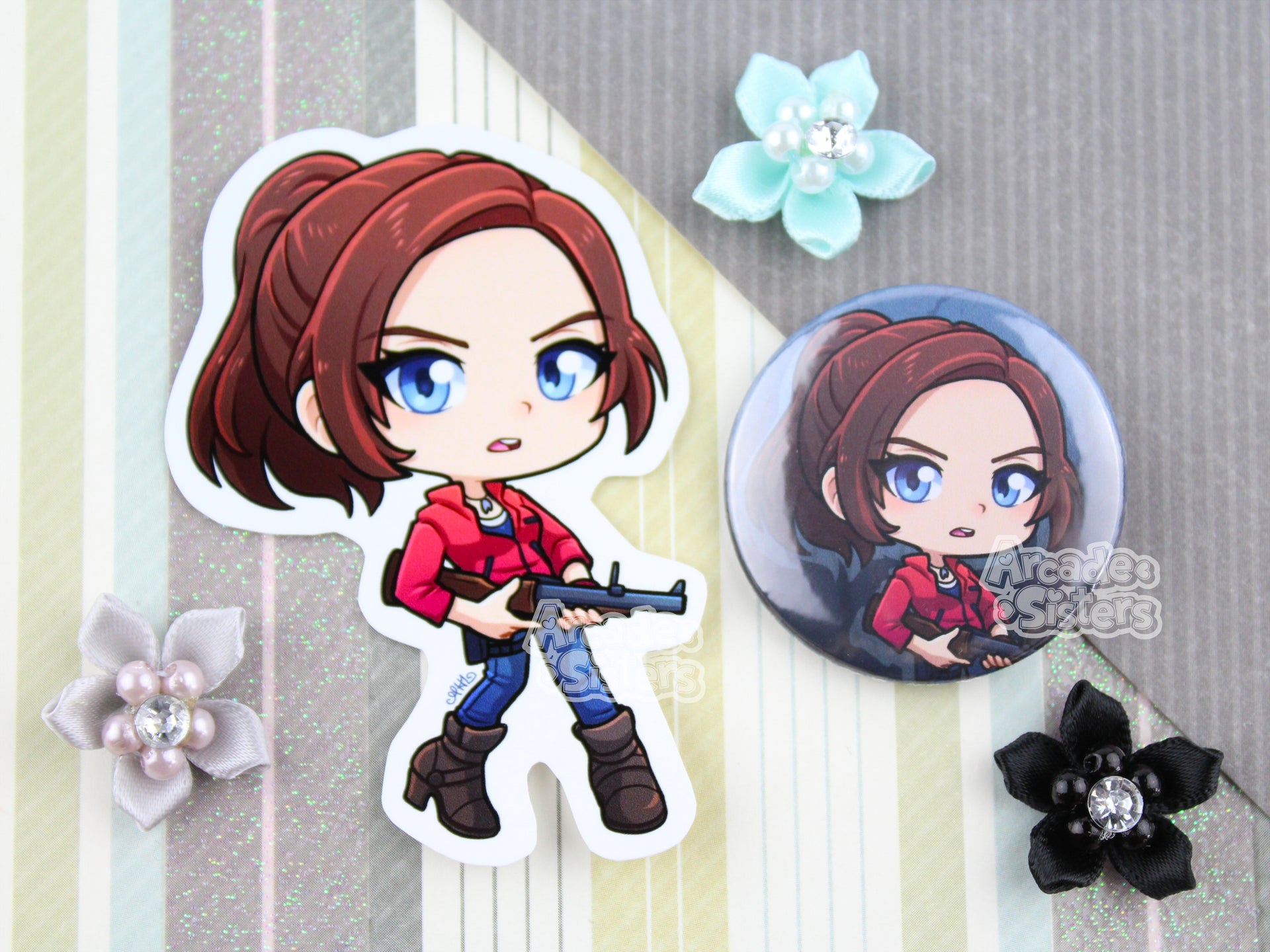 STICKERS RESIDENT EVIL 2 borne d'arcade MAME + bonus EUR 75,00 - FR