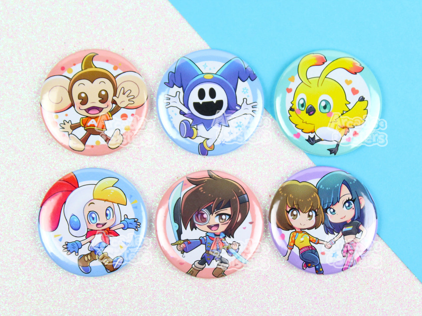 Sega Superstars Stickers & Badges