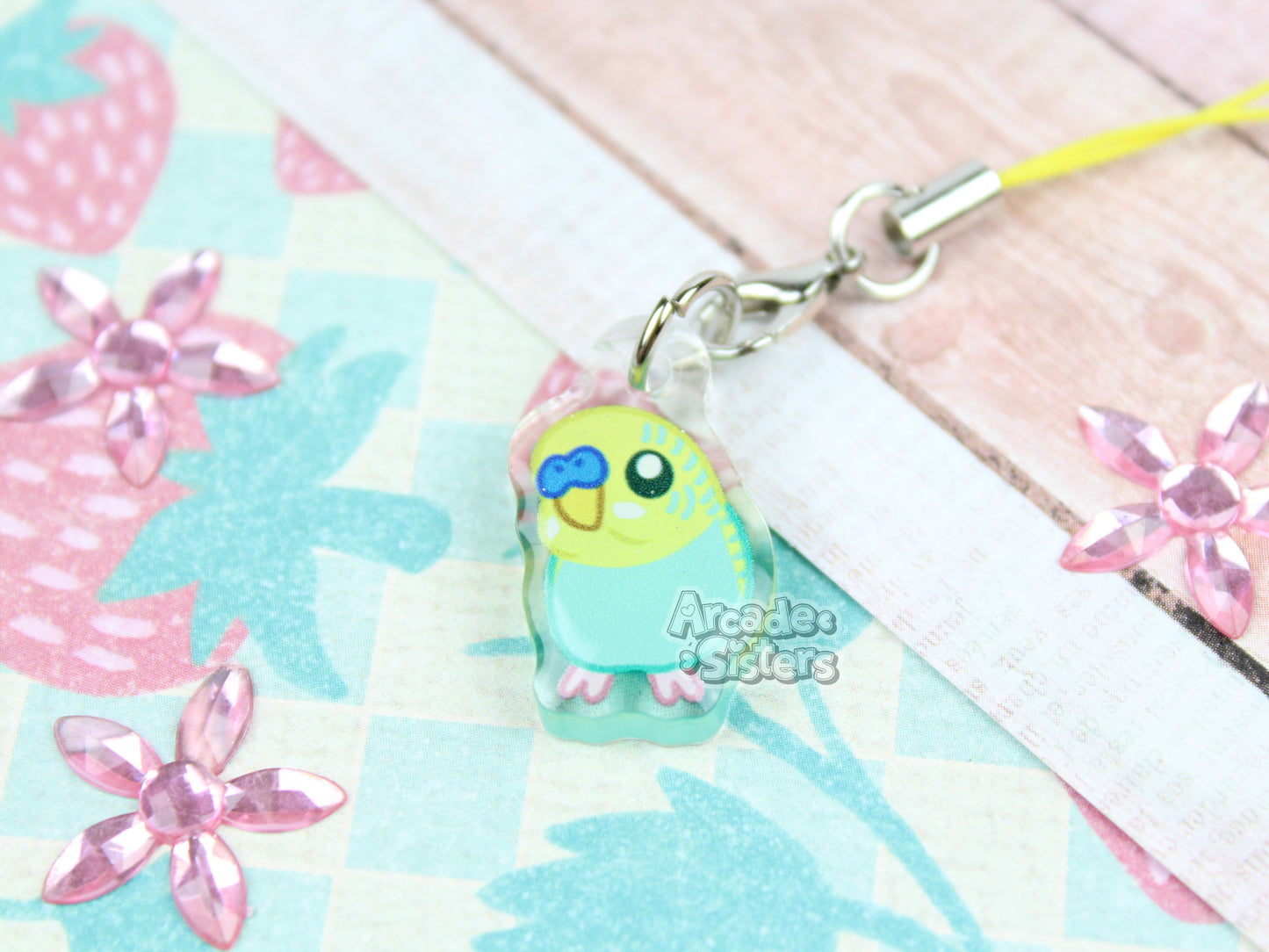 Budgies Phone Charms