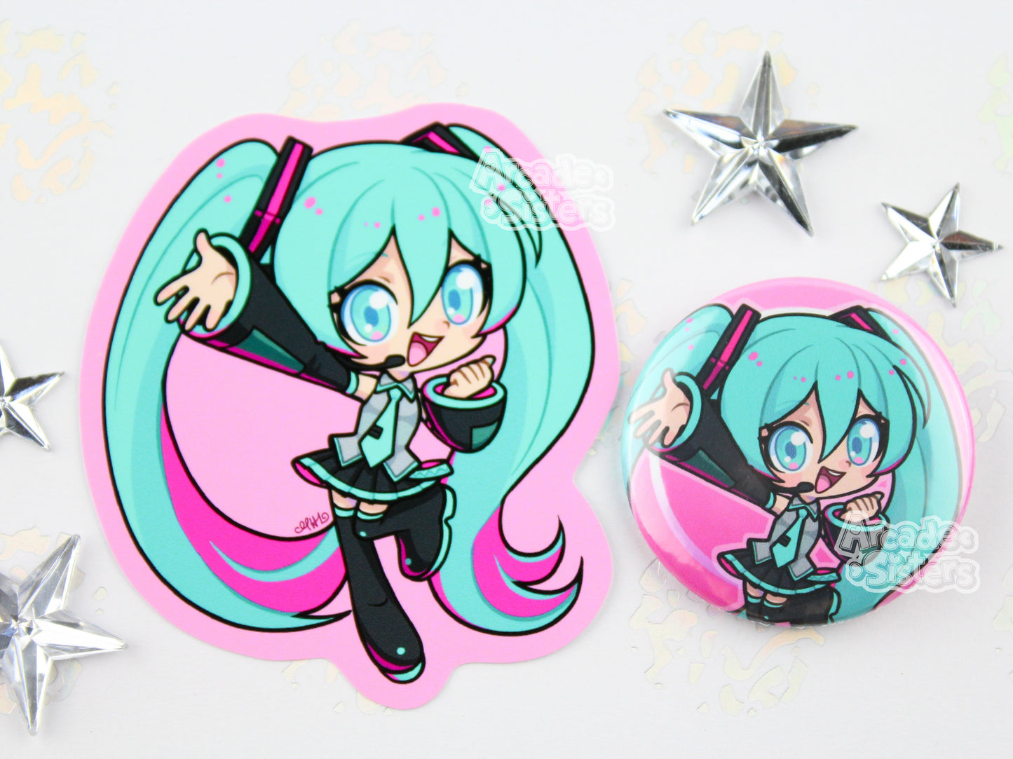 Vocaloid Stickers & Badges