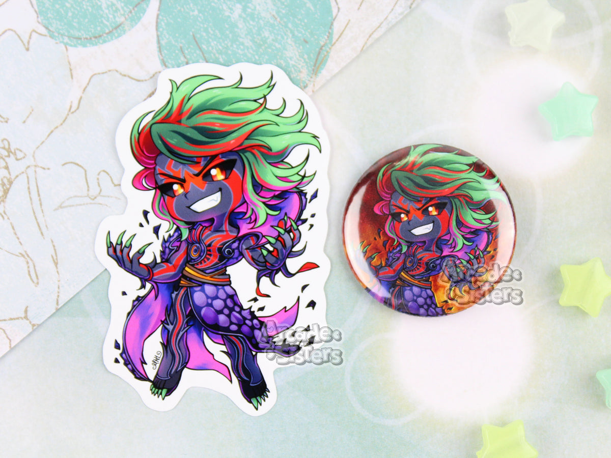 Kid Icarus Stickers & Badges