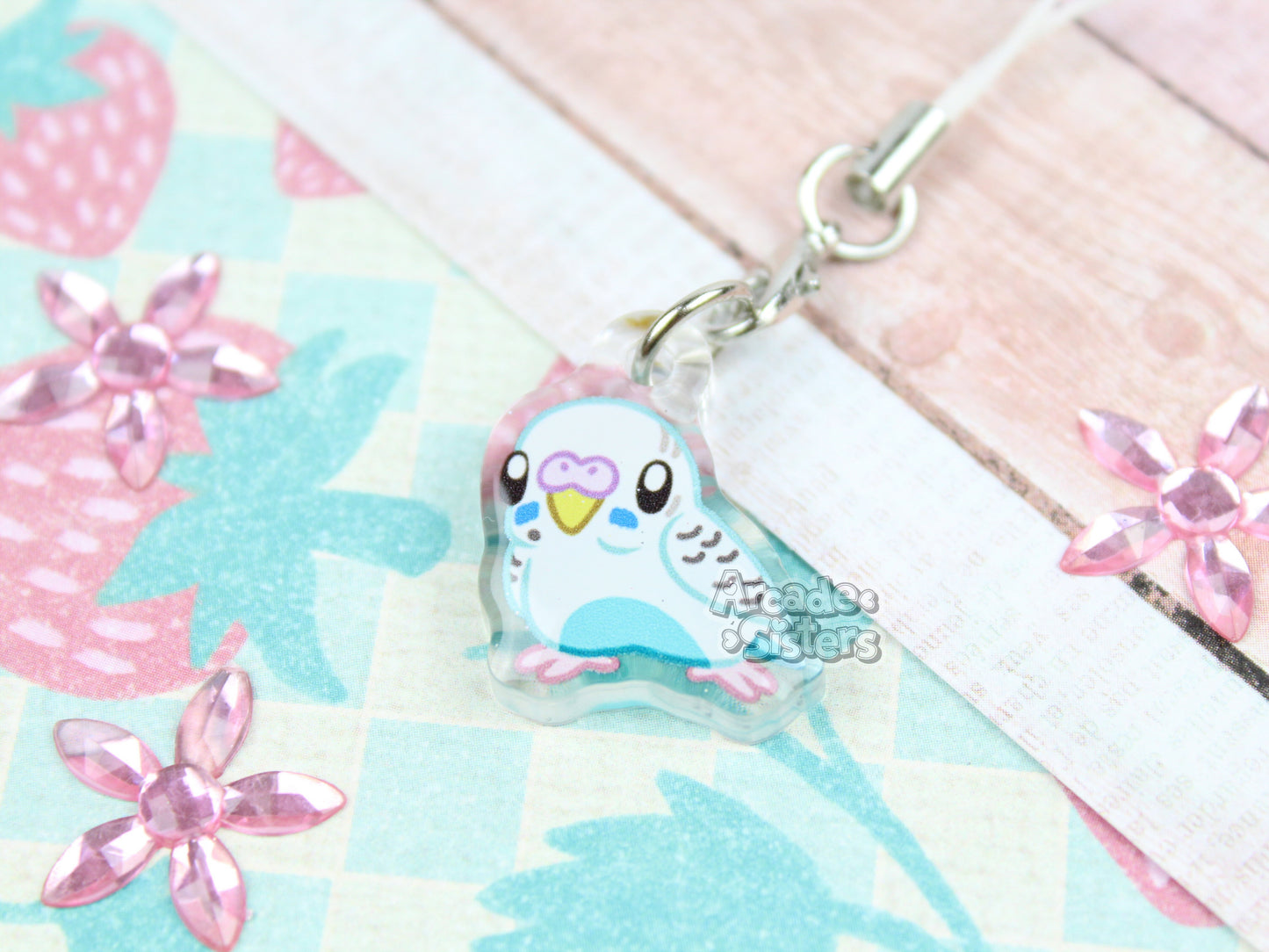 Budgies Phone Charms