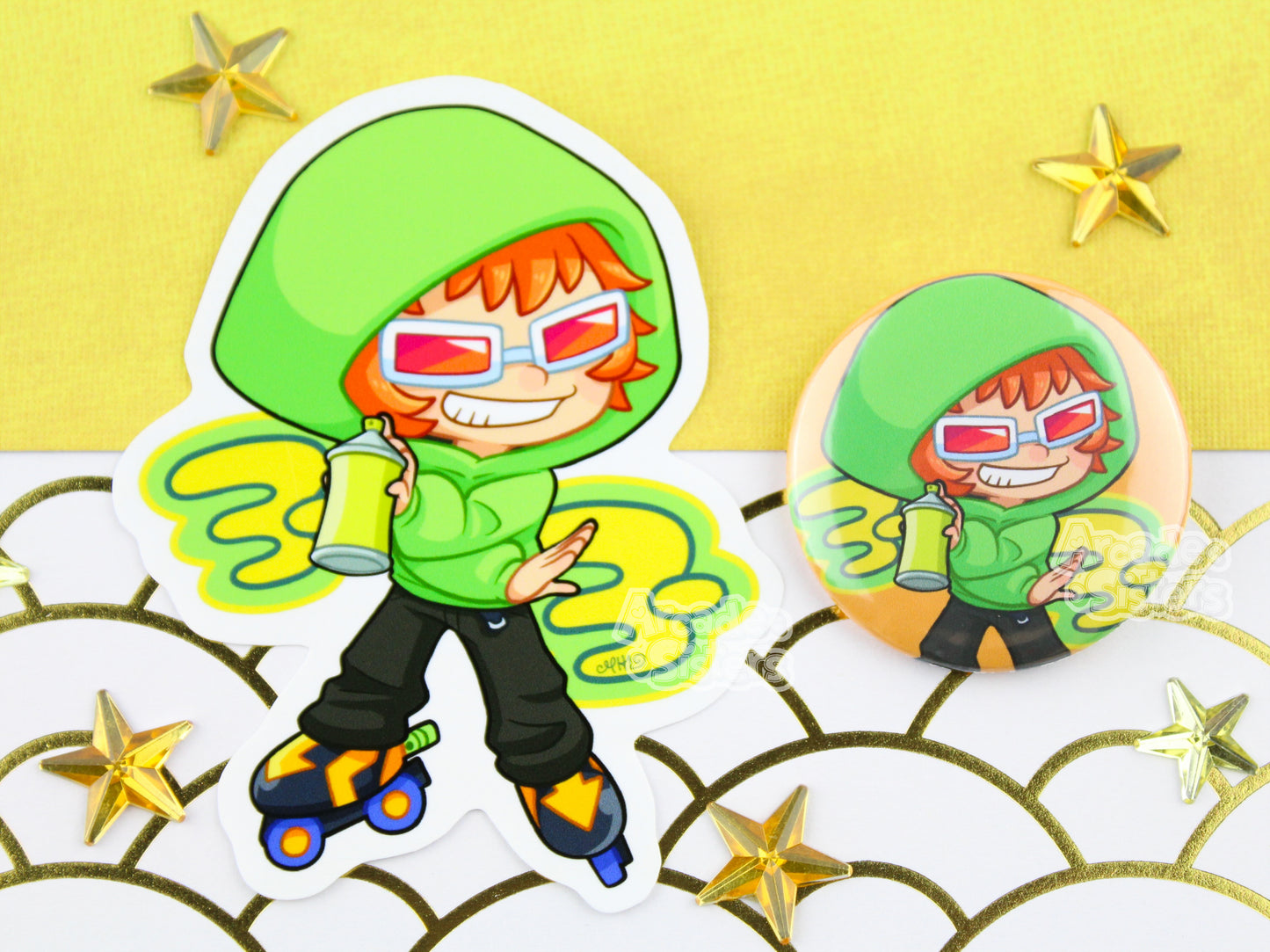 Jet Set Radio Stickers & Badges