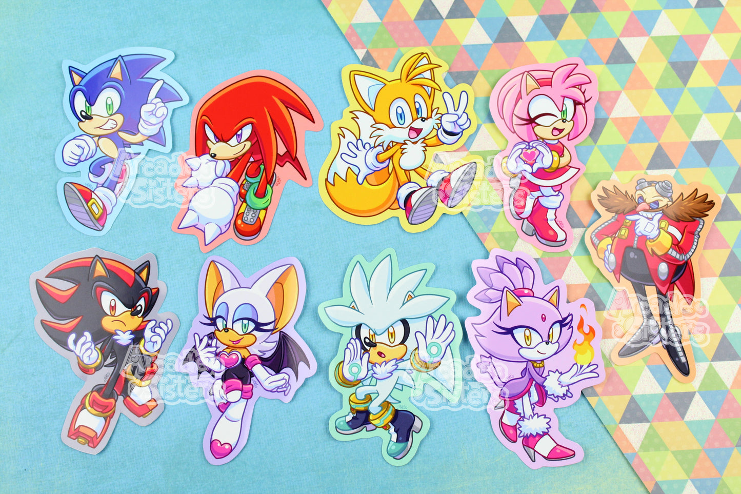 Sonic Stickers & Badges