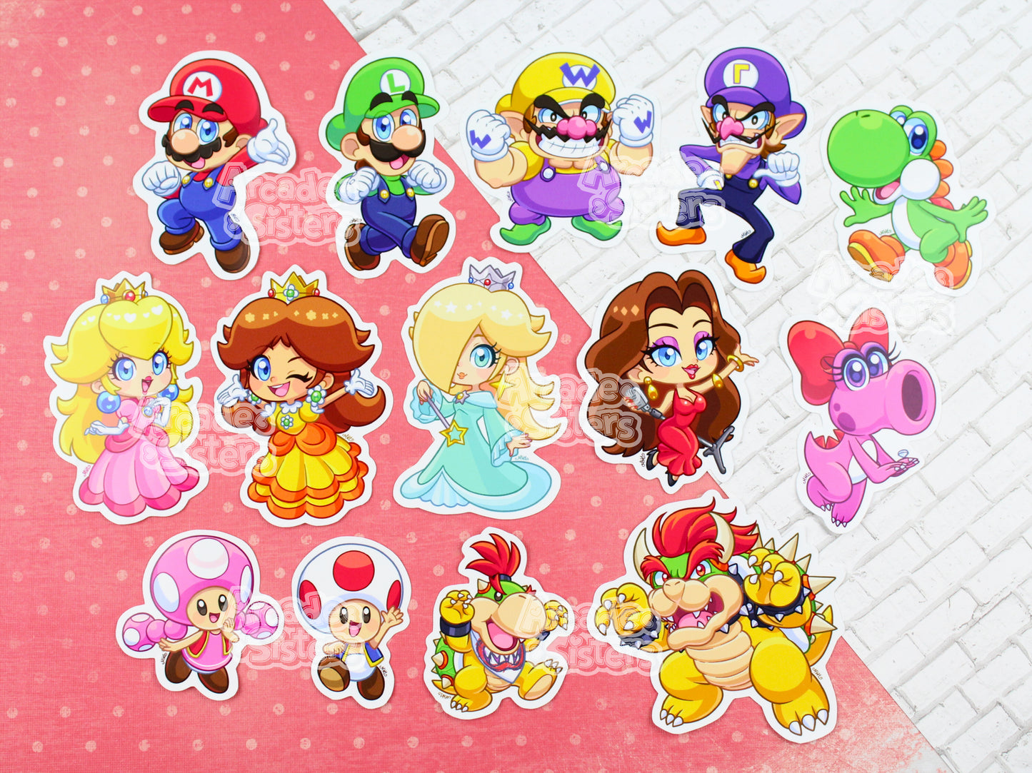 Mario Stickers & Badges