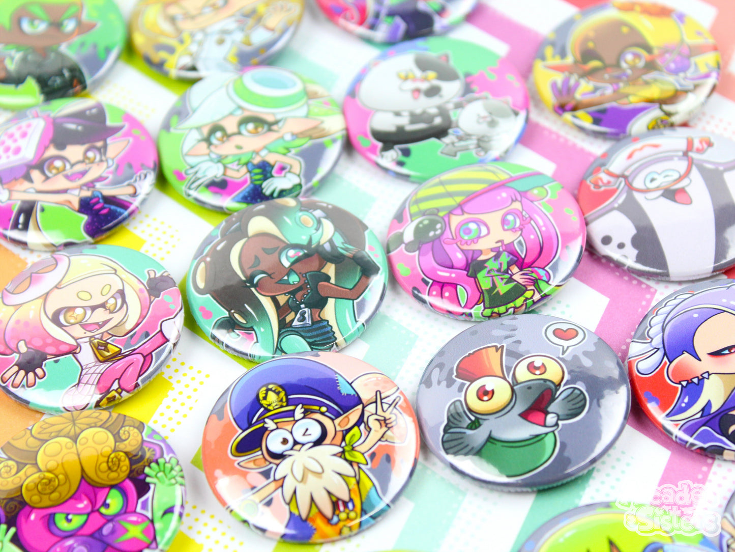 Splatoon Stickers & Badges