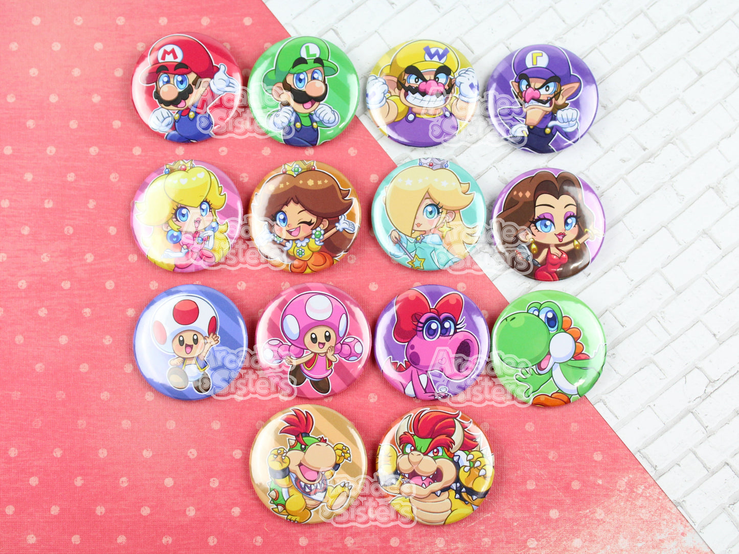 Mario Stickers & Badges