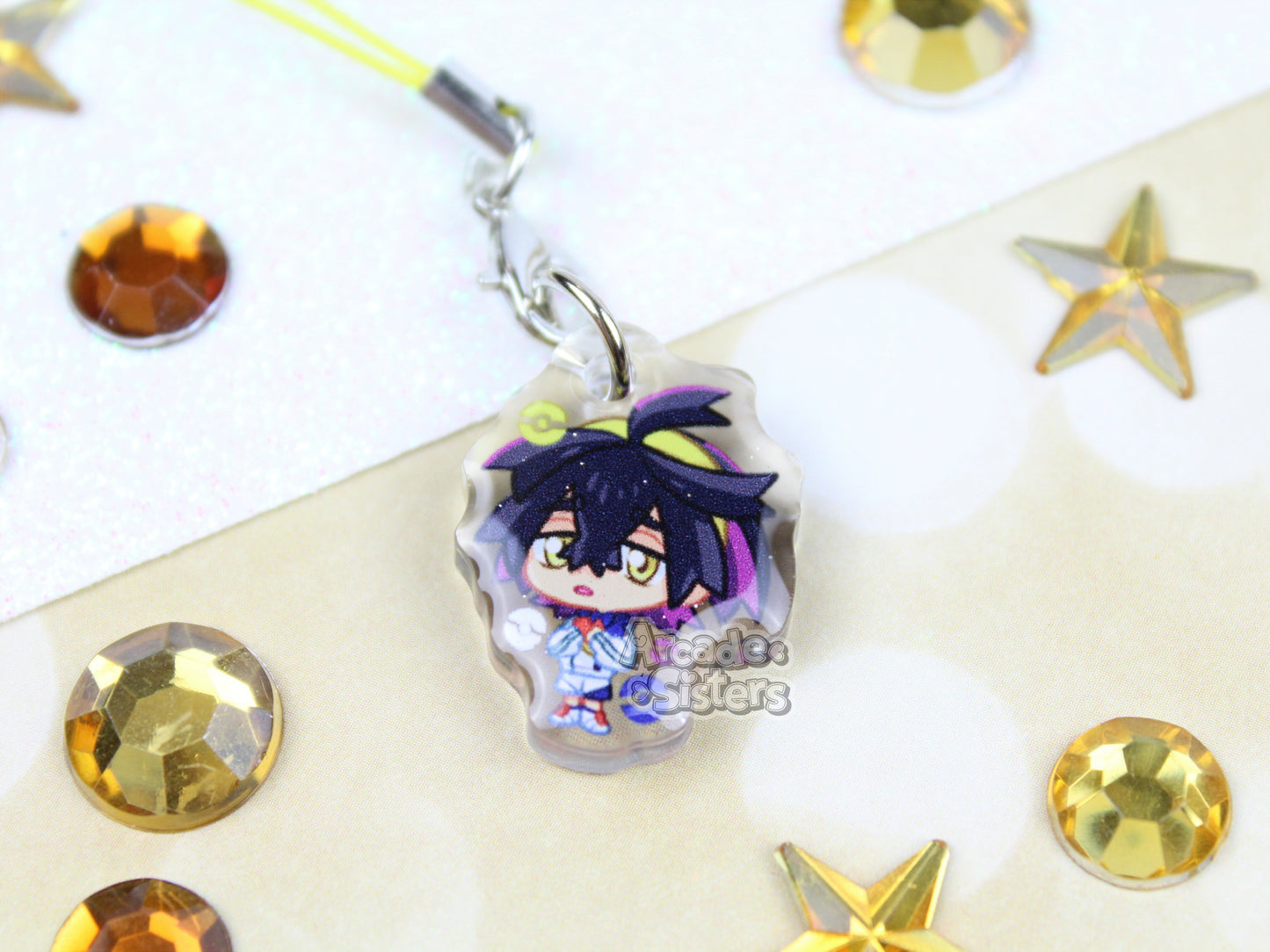 Poke Man Phone Charm