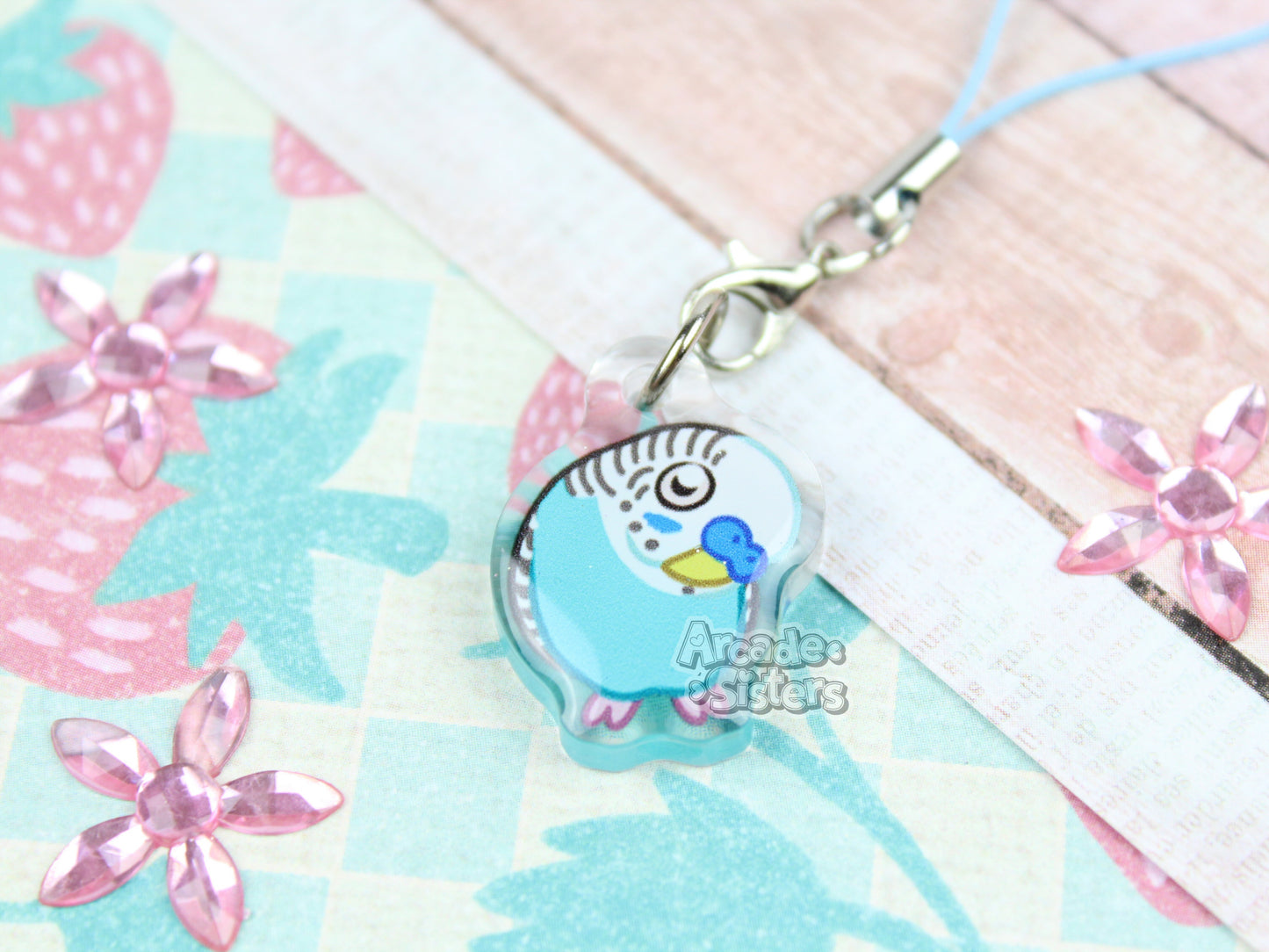Budgies Phone Charms