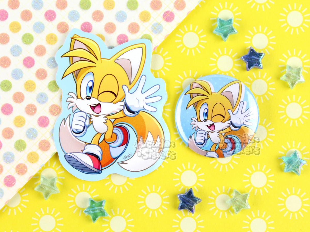 *NEW* Sonic Stickers & Badges