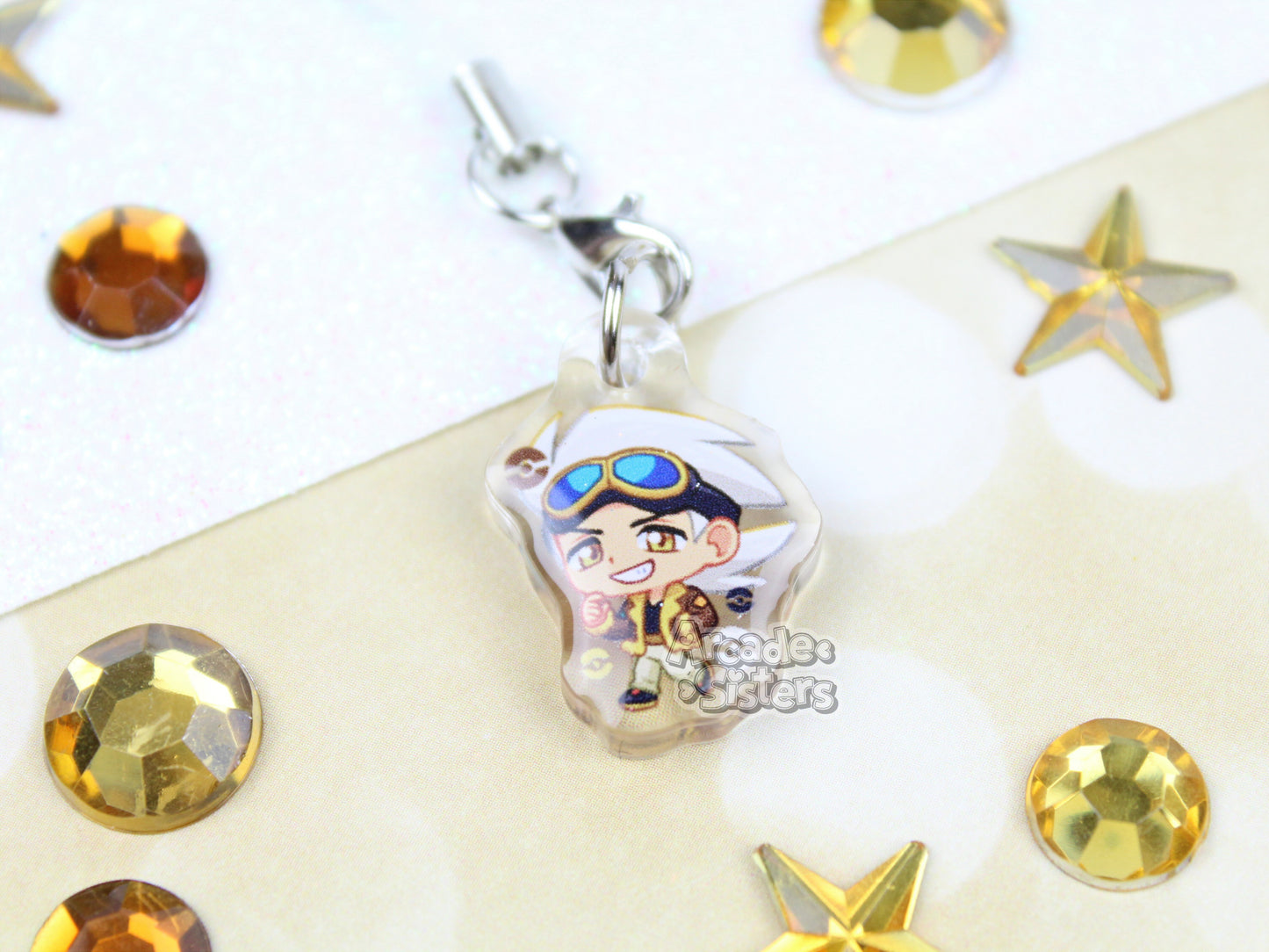 Poke Man Phone Charm