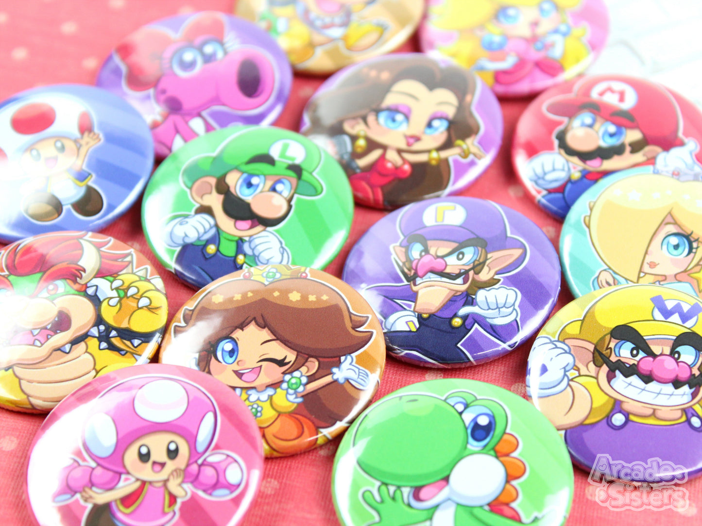 Mario Stickers & Badges