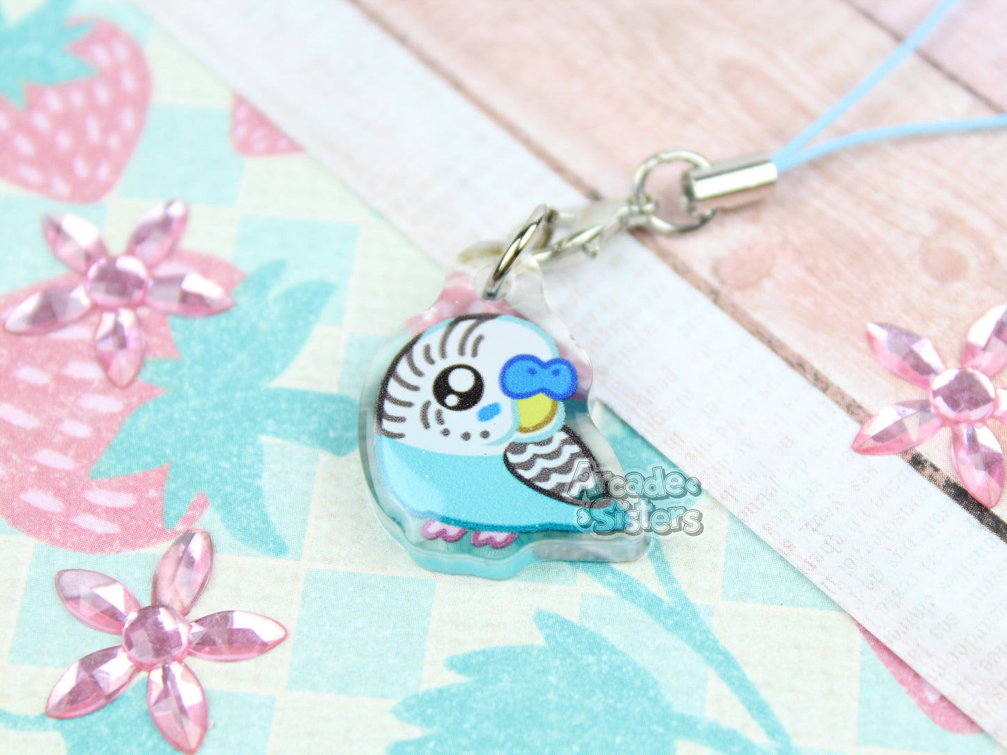 Budgies Phone Charms