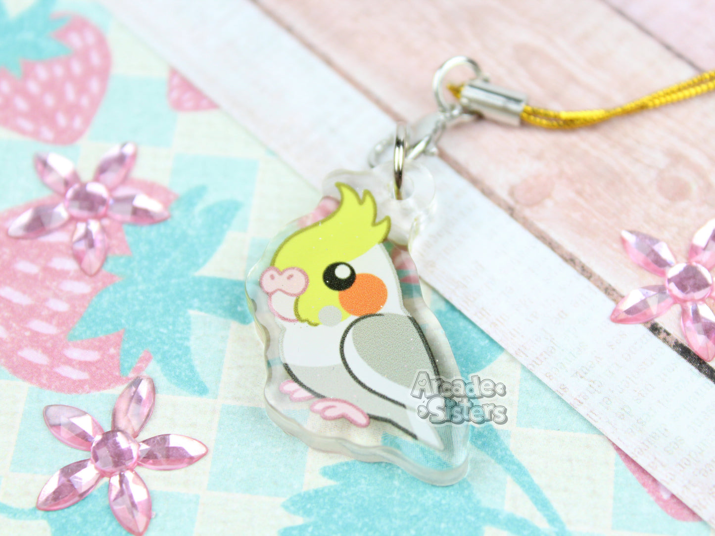 Budgies Phone Charms