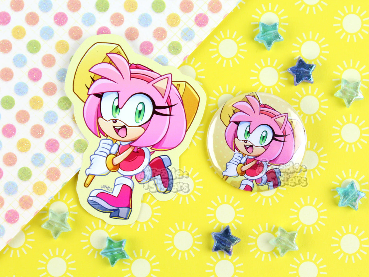 *NEW* Sonic Stickers & Badges