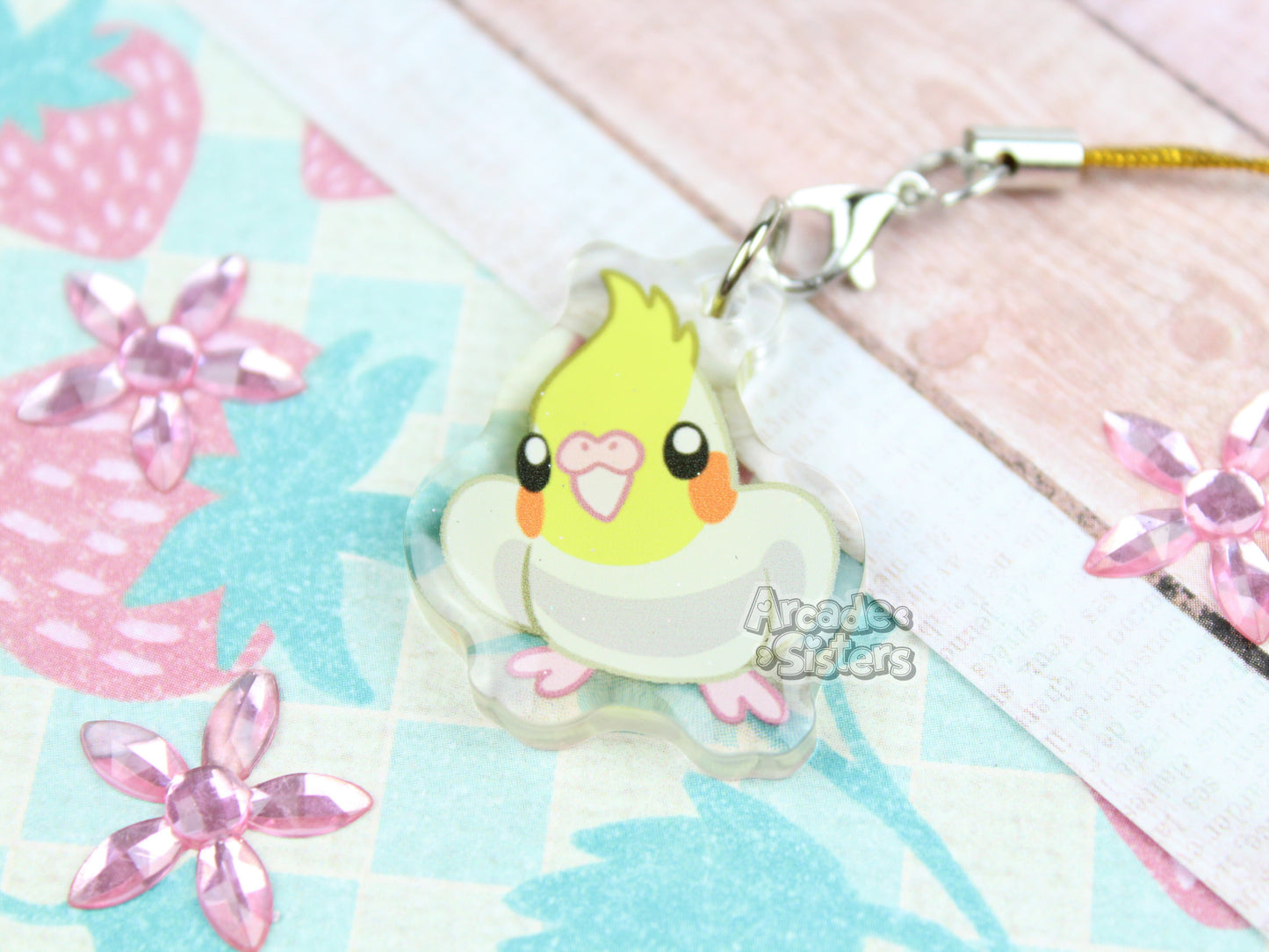 Budgies Phone Charms