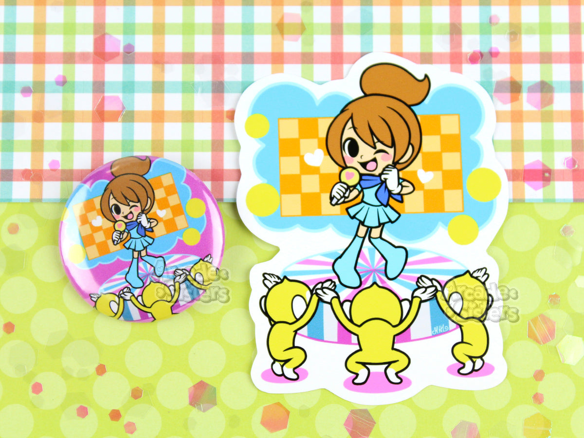 Rhythm Heaven Stickers & Badges