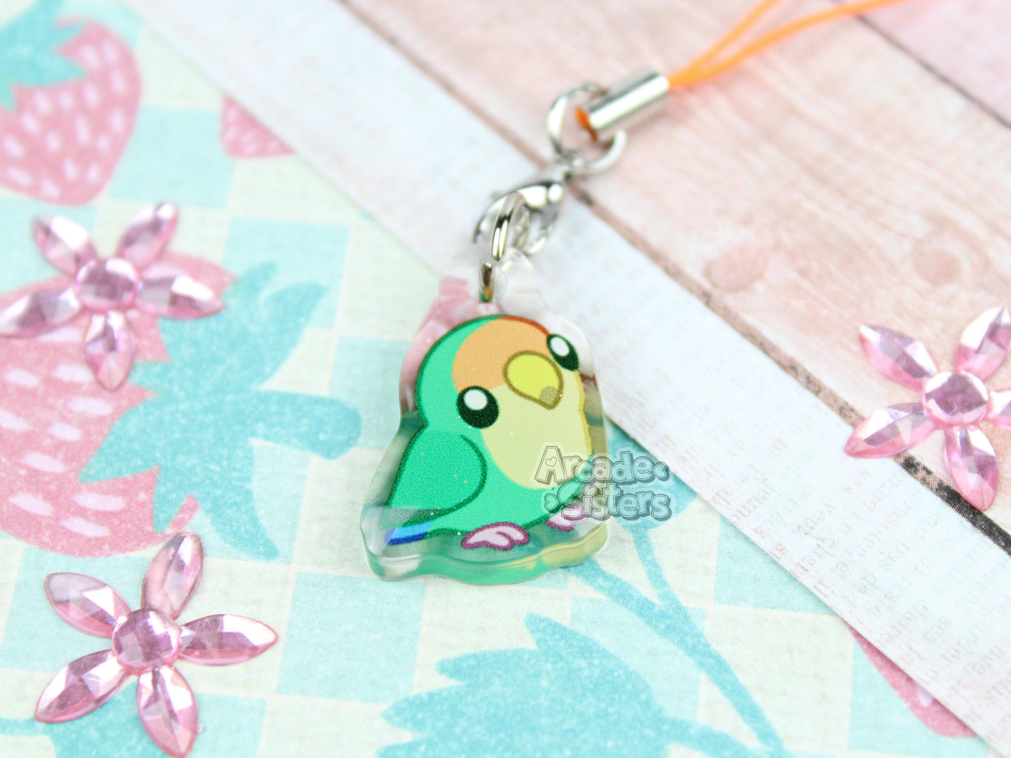 Budgies Phone Charms