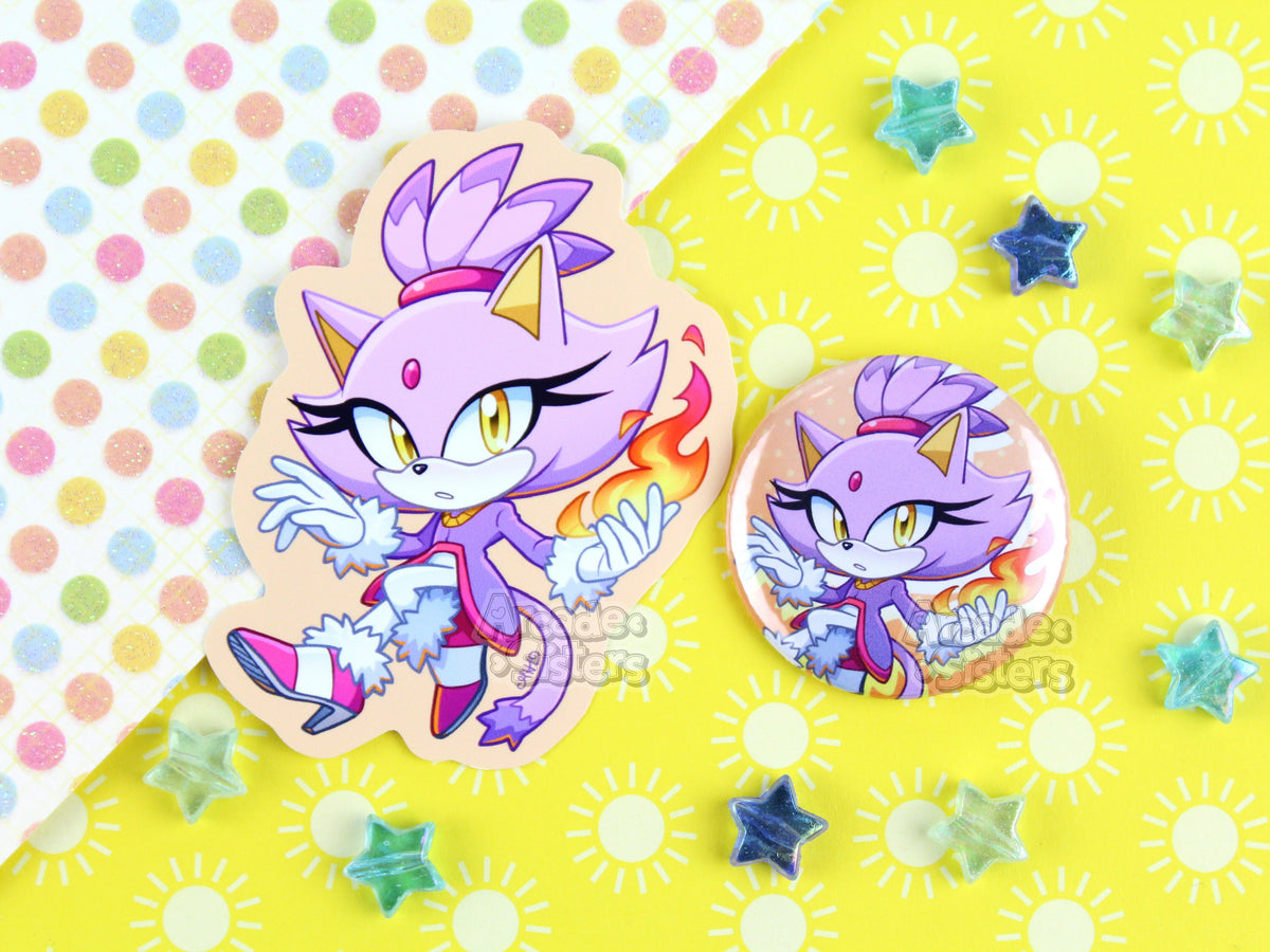 *NEW* Sonic Stickers & Badges