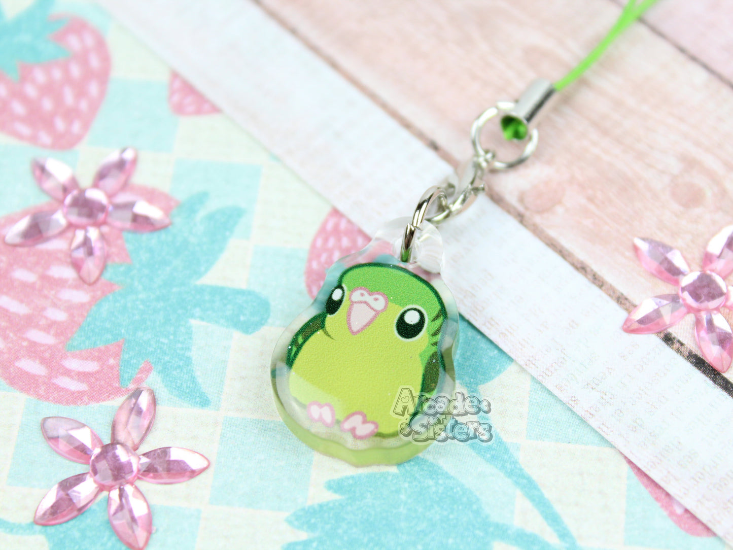 Budgies Phone Charms