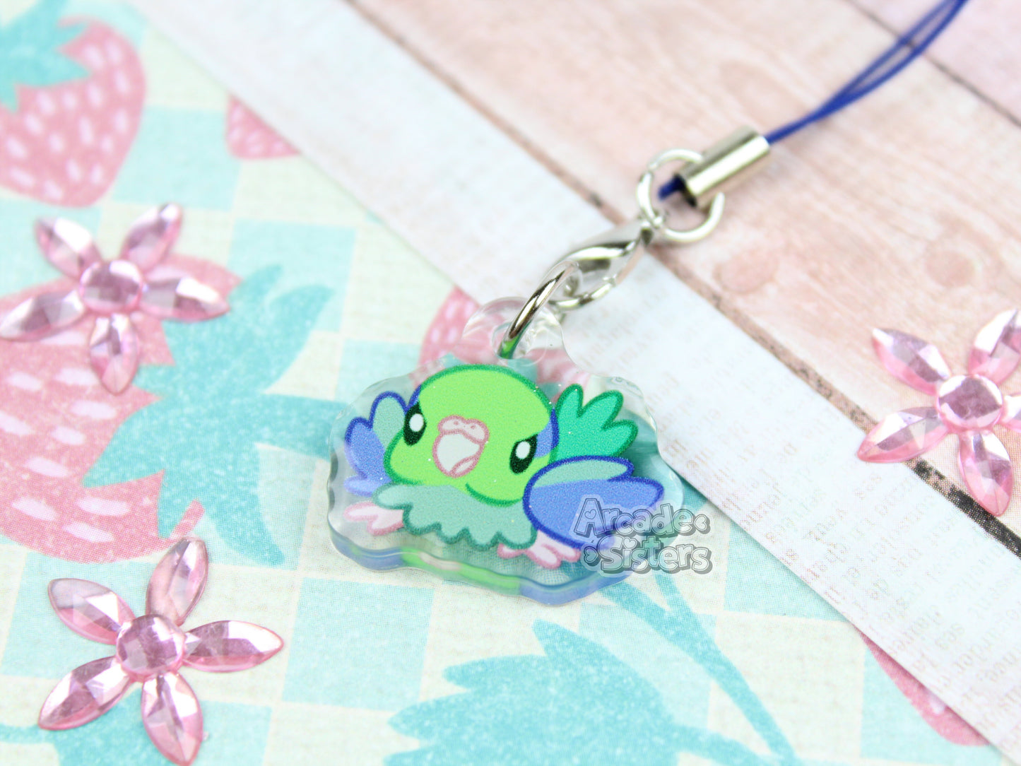 Budgies Phone Charms