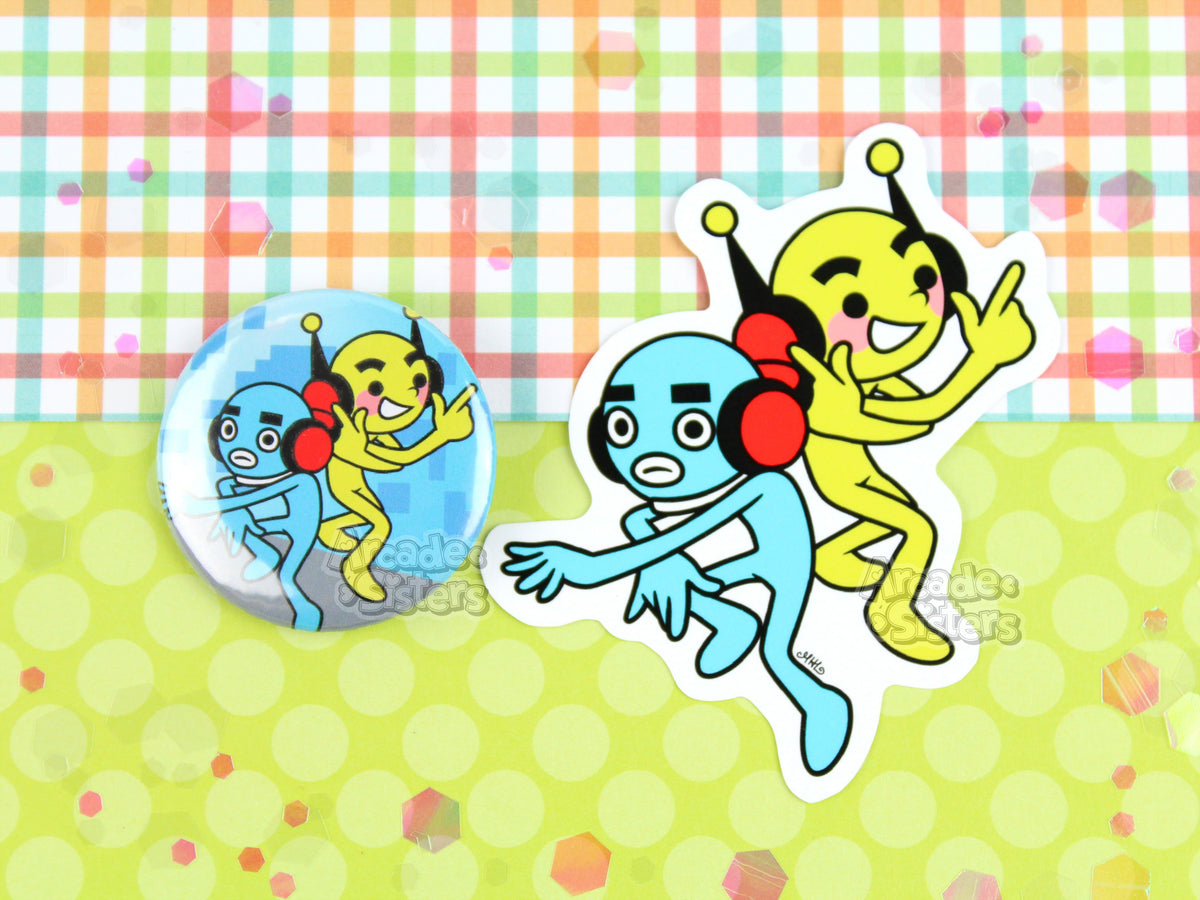Rhythm Heaven Stickers & Badges
