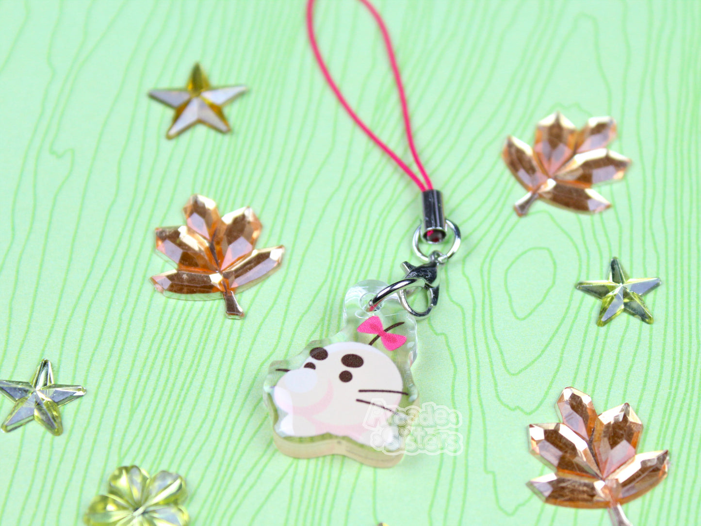 Mr. Saturn Phone Charm