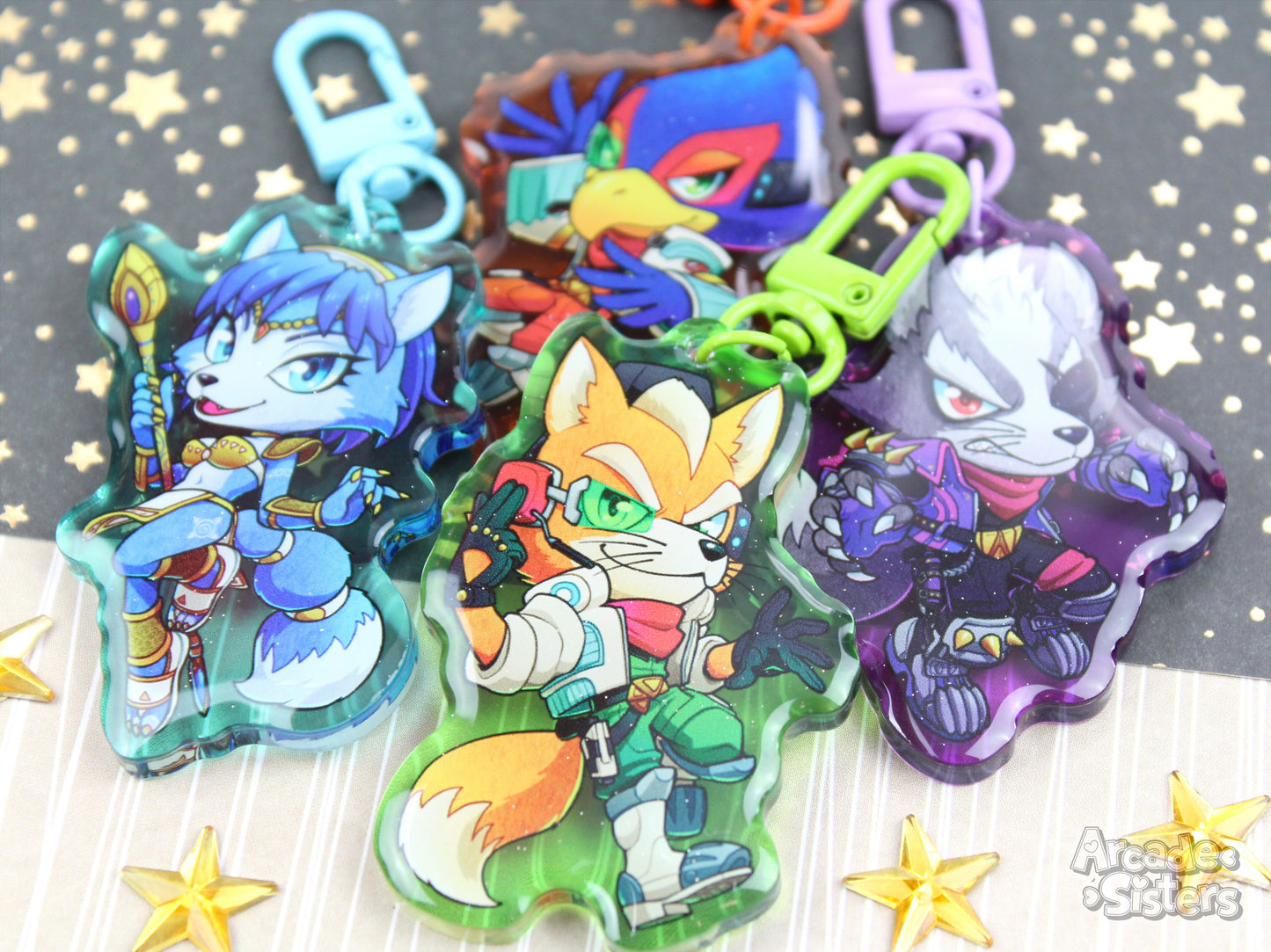 Starfox Keychain