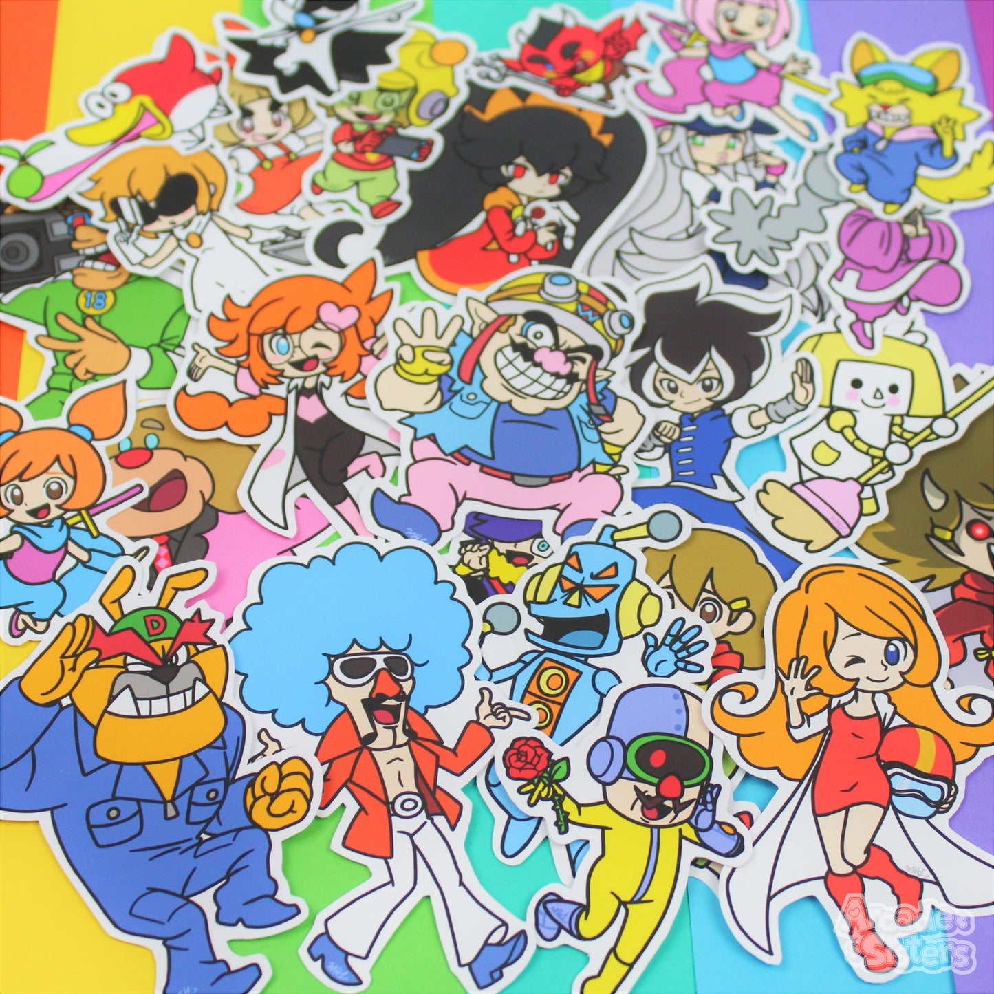 WarioWare Stickers & Badges