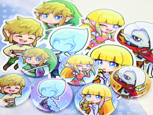 Skyward Sword Stickers & Badges