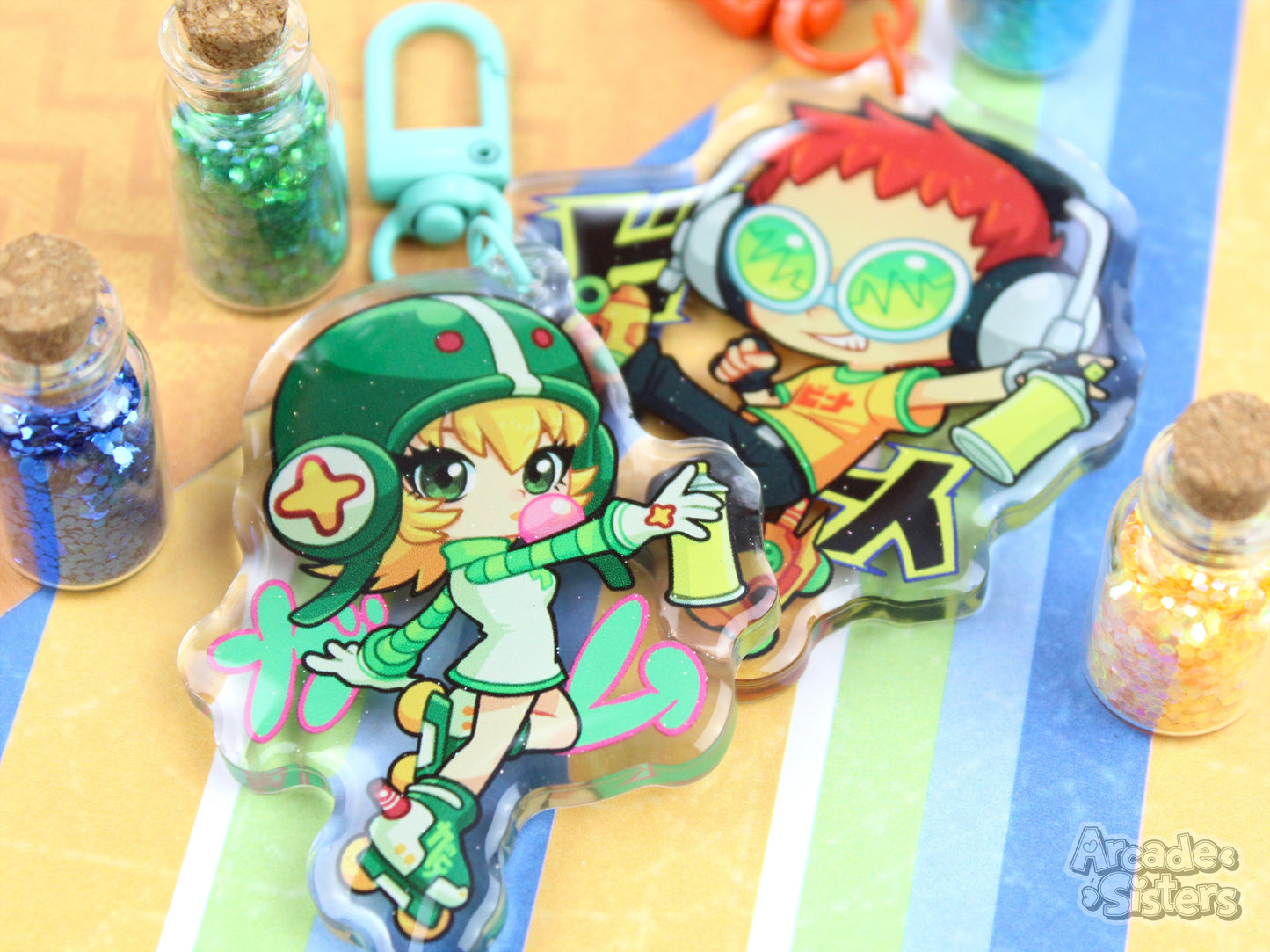 Jet Set Radio Keychain