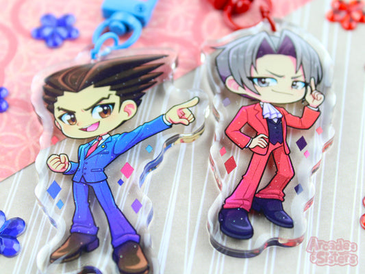 Phoenix & Miles Keychain