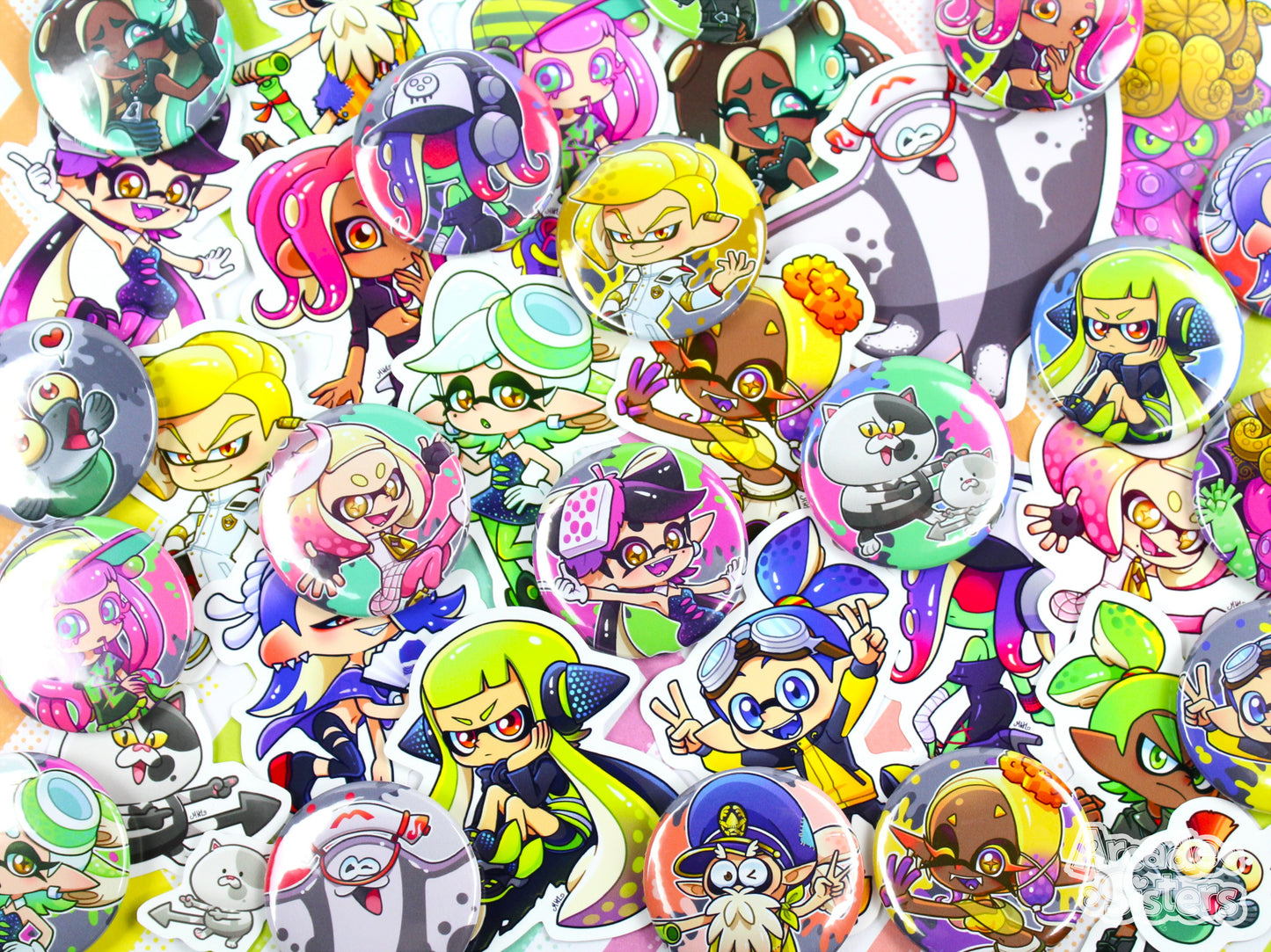 Splatoon Stickers & Badges