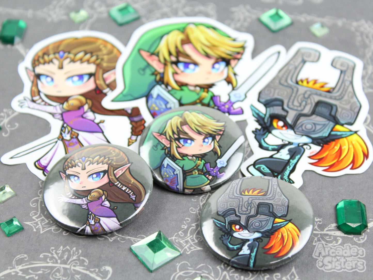 Twilight Princess Stickers & Badges