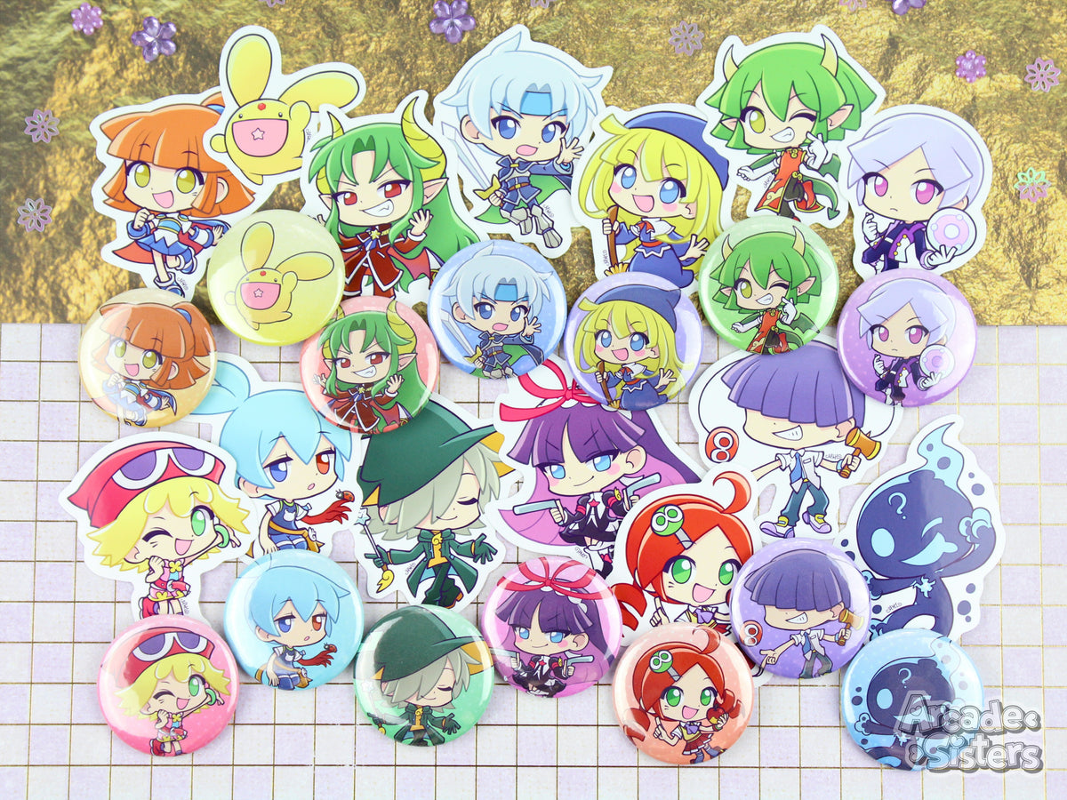 Puyo Stickers & Badges