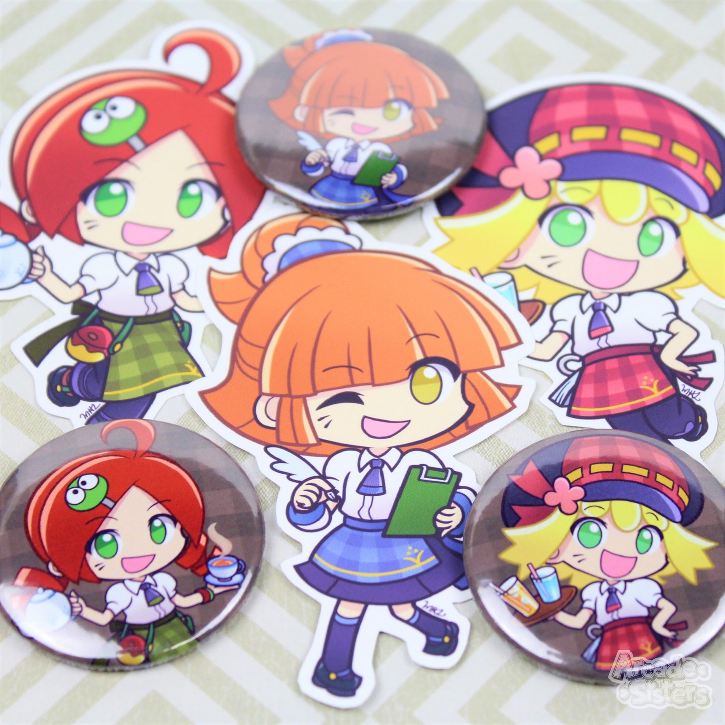 Puyo Café Stickers & Badges