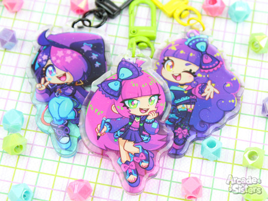 Arcade Sisters Keychain