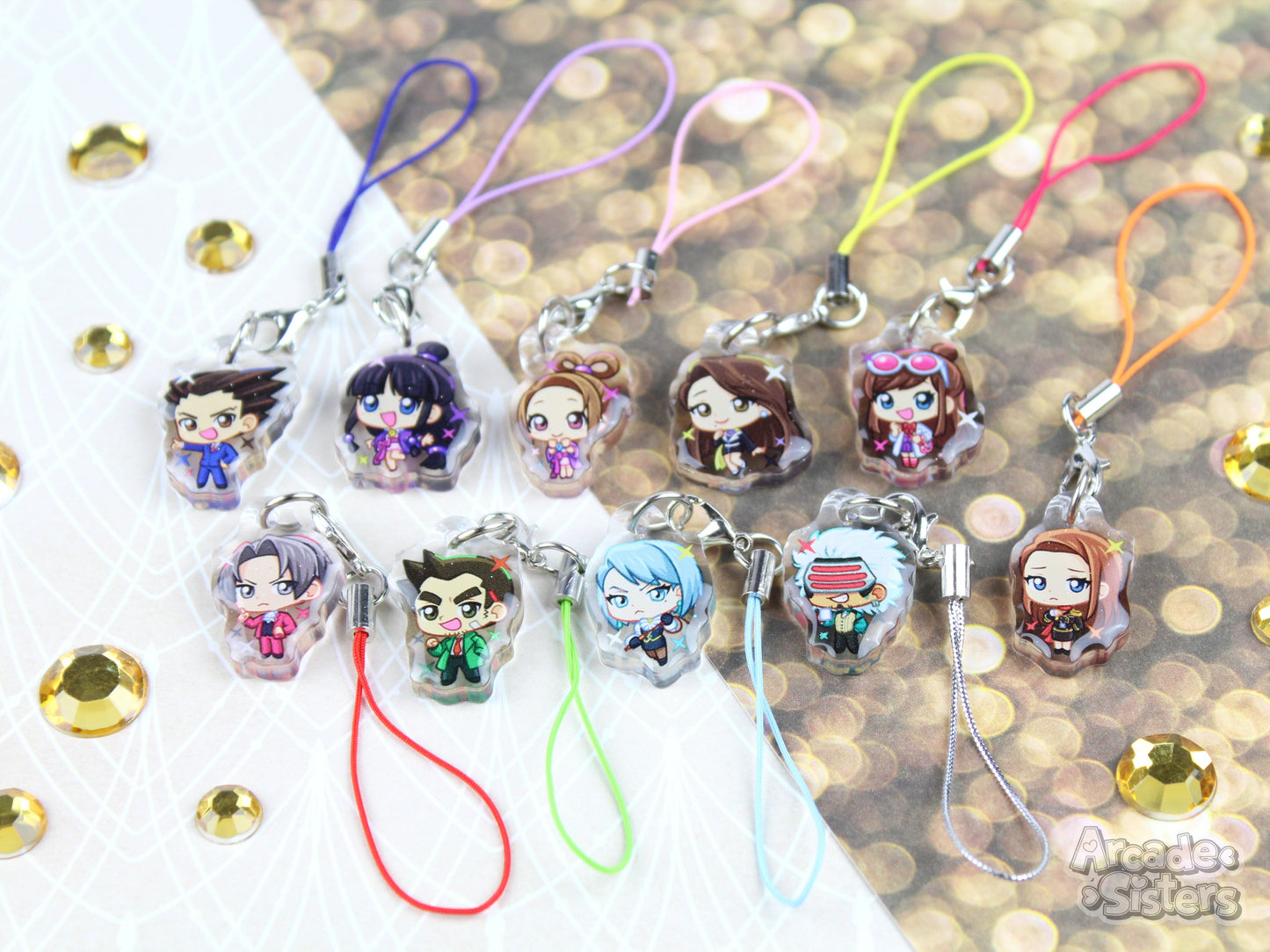 Pointing Lawyer Phone Charm