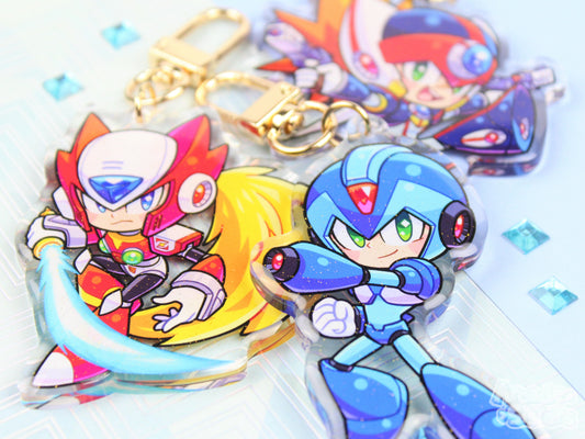 Megaman X Keychain