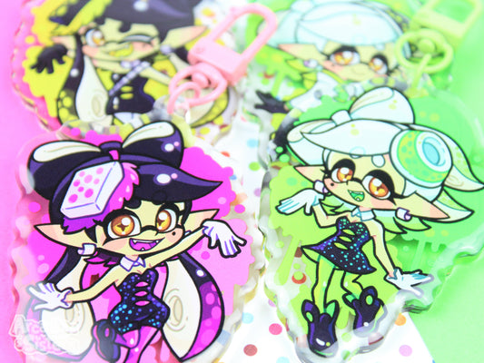 Squid Sisters Keychain