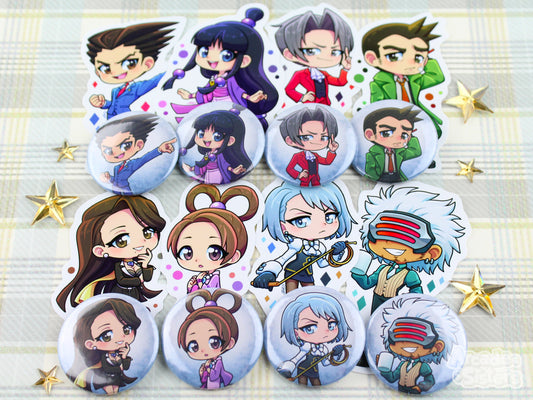 Pointing Lawyer Stickers & Badges
